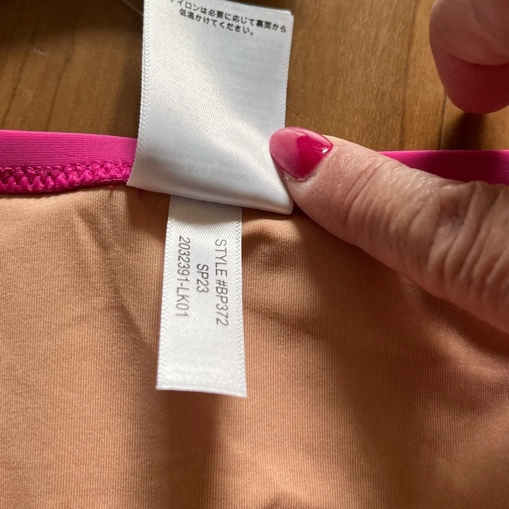 J.Crew Neon Pink Bikini Bottom Side Tie 3X NWT High Cut Swim Bottom